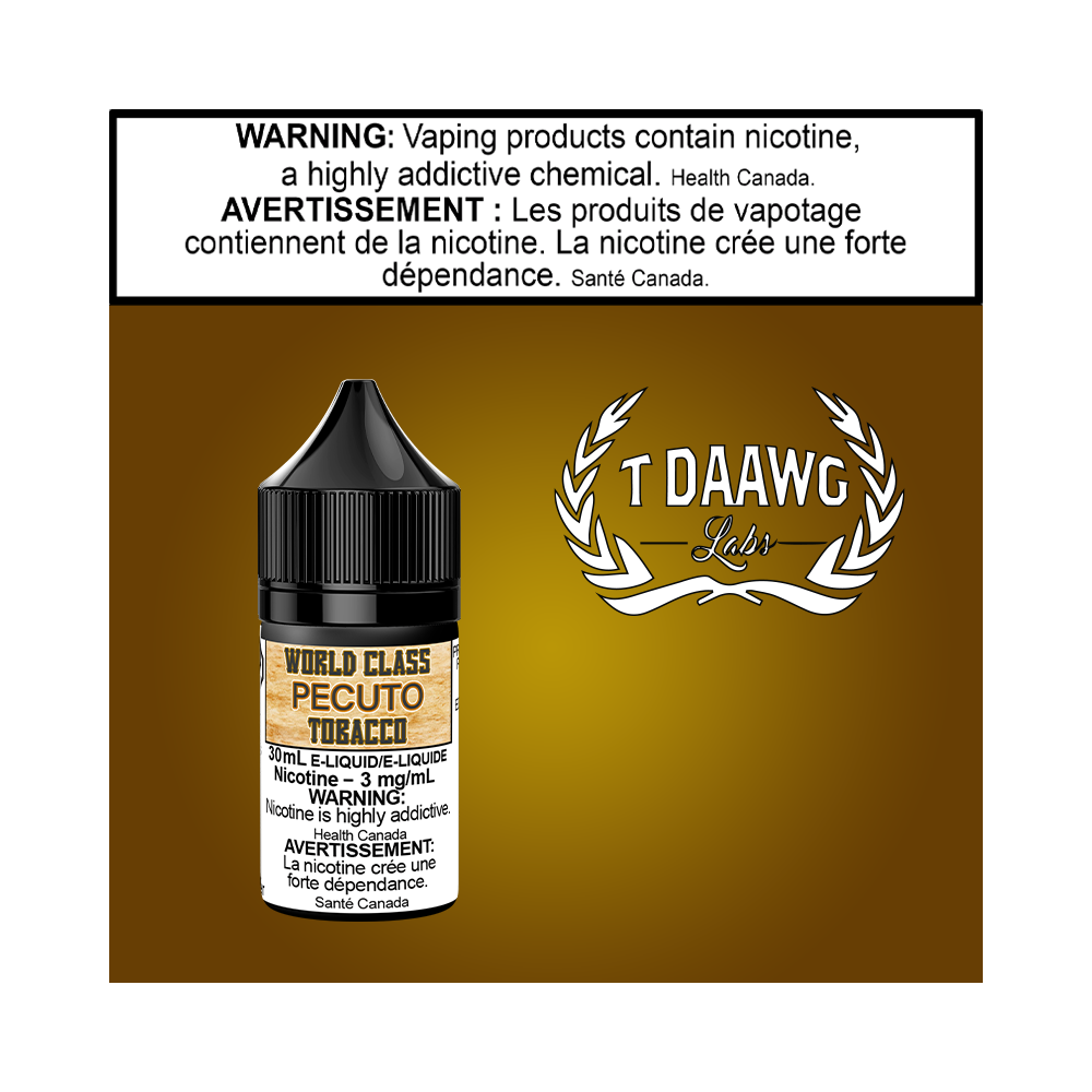 World Class Tobaccos Pecuto 30ml Excise