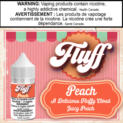 Fluff Peach 30ml Excised